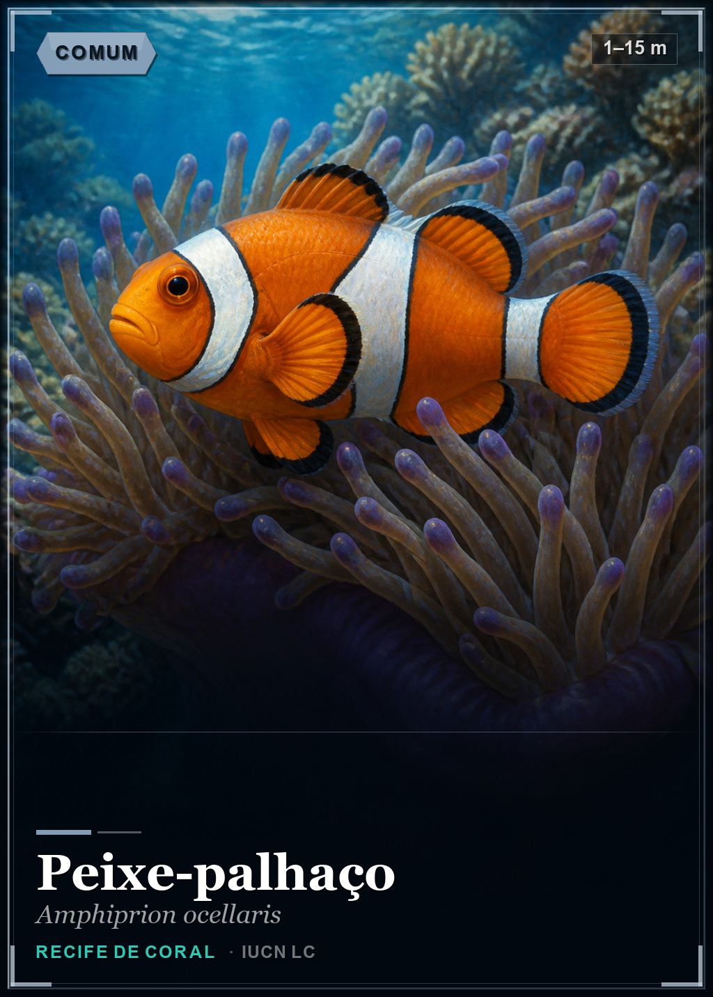 Peixe-palhaço, card comum